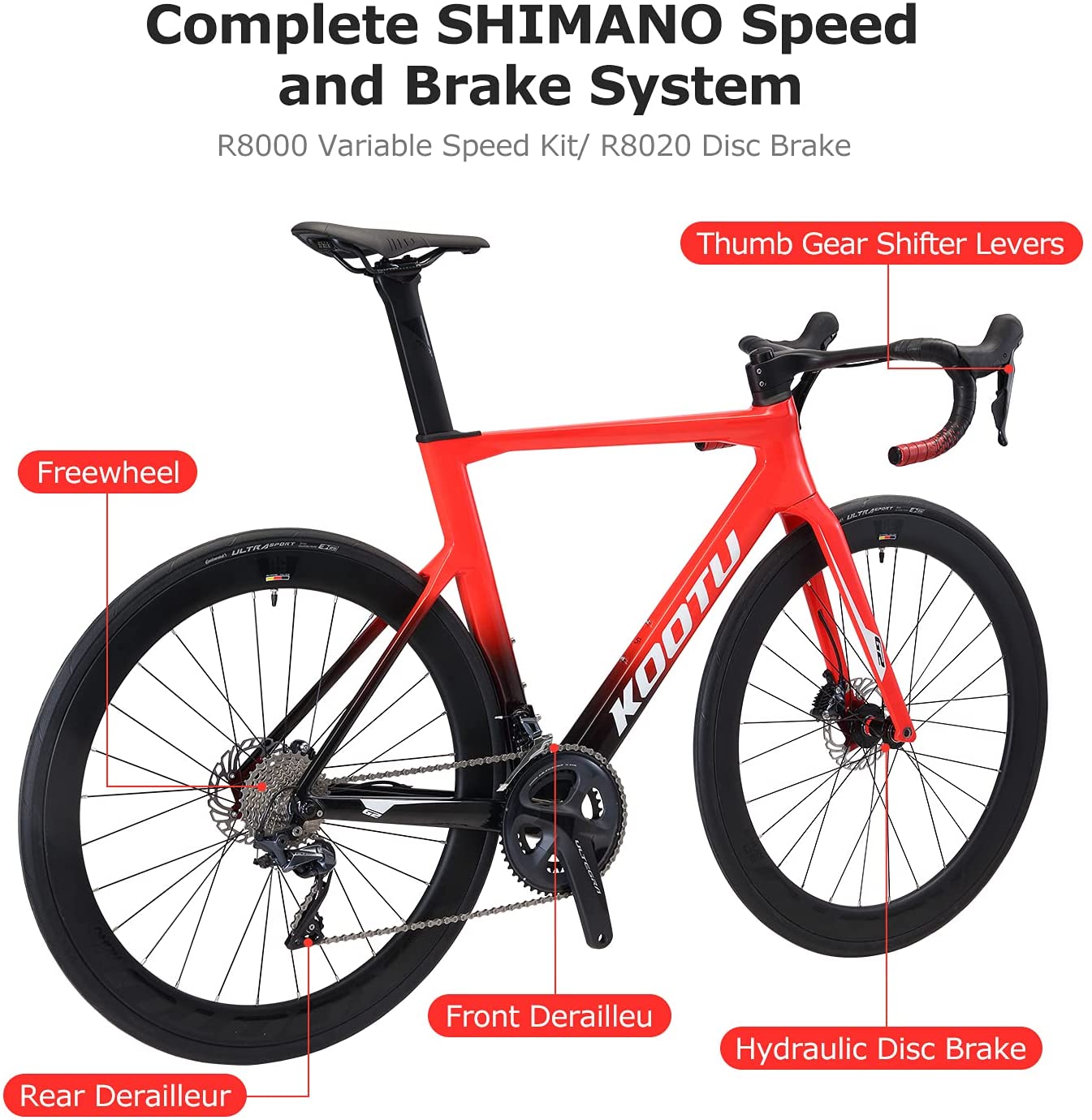 SAVADECK Velo de Route Carbone – Image 3