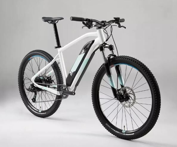 VÉLO VTT ÉLECTRIQUE E-ST100 FEMME BLANC 27”5 DRUCO SHOP