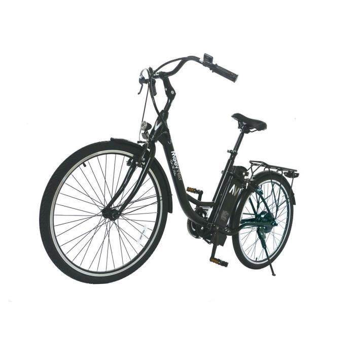 MOOVWAY Vélo à assistance électrique – Noir – Solar DRUCO SHOP
