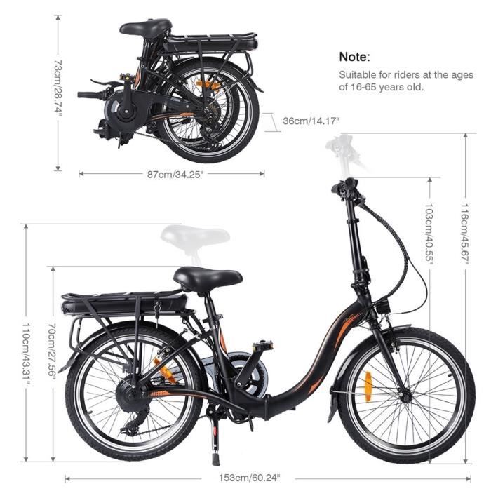 Vélo électrique pliable 250W hitway : notre avis détaillé